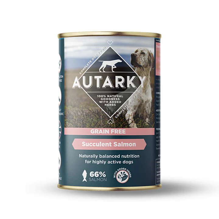 Autarky Wet Food / Grain Free / Salmon 12x395g 