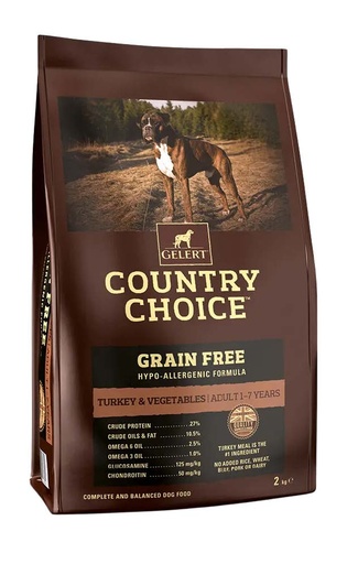 [UPF-GELCCDGFT&V1] Gelert - Cereal free / Turkey and veg